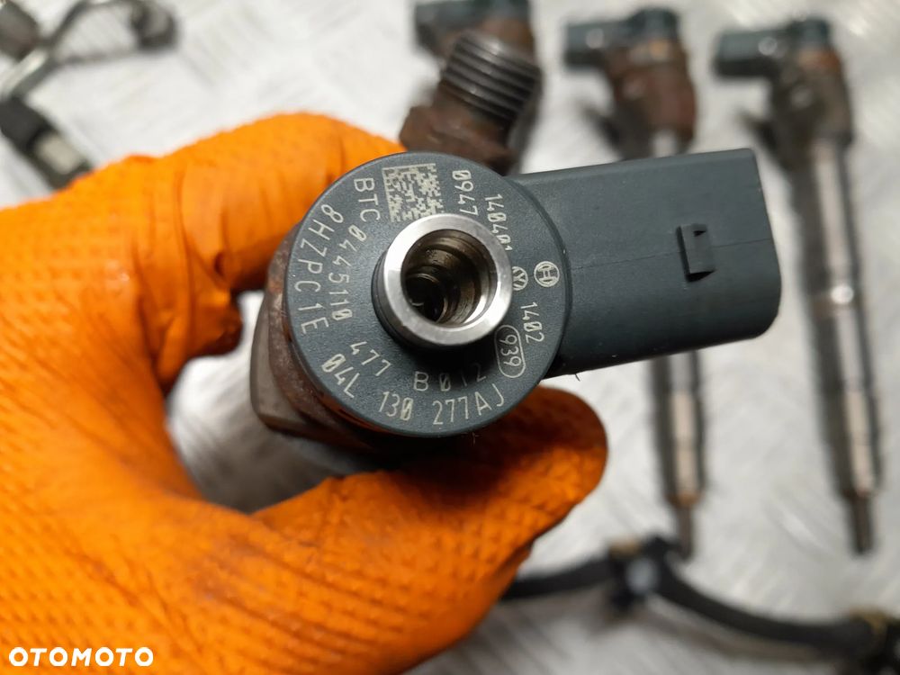 VW GOLF VII UKŁAD WTRYSKOWY PALIWA KOMPLETNY 1.6 TDI CLHA 04L130277AJ 04L130755D 04L089B - 9