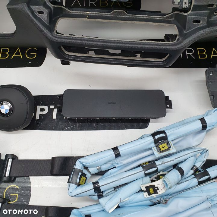 BMW G20 DESKA ROZDZIELCZA KONSOLA KOKPIT PULPIT PODUSZKI AIRBAG AIR BAG PASY KURTYNY KIT SET - 9