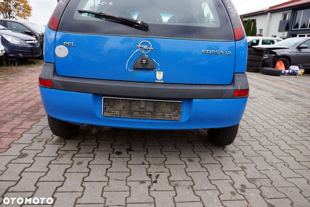 ZDERZAK TYLNY CORSA C III 5D HB Z20A  NIEBIESKI OPEL 1999-2003 - 1