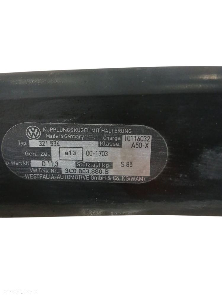 BELKA POD  ZDERZAK TYŁ VW PASSAT B6 KOMBI 3C0803880B - 3