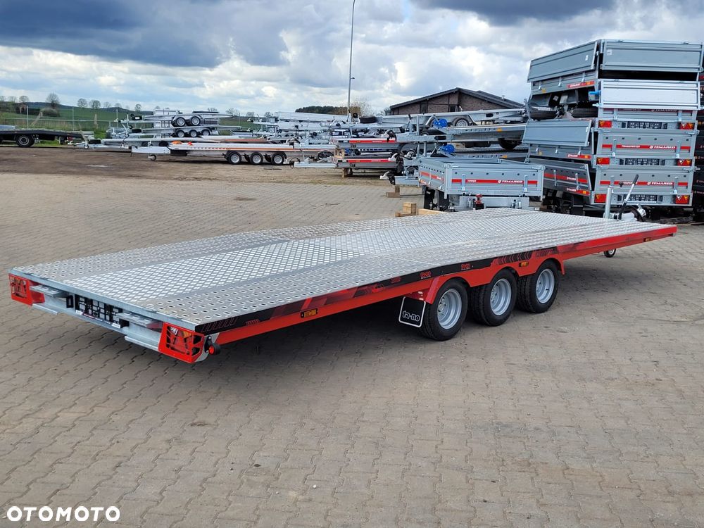 TA-NO DOSTAWA! Laweta Scorpio 600x210cm Przyczepa trzyosiowa z podłogą aluminiową! Koła 10” Kąt najazdu 12° Idealna do przewozu busa, samochodu! DMC 3500kg - 4