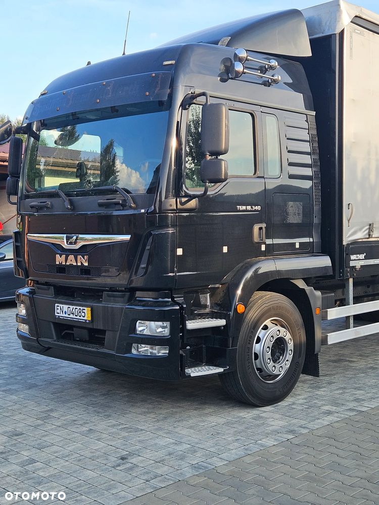 MAN TGM 18.340 / FIRANKA / NISKI PRZEBIEG  / 18EURO PALET / SPROWADZONY /  10 TON ŁADOWNOŚĆ  / E6 / LIFT / AUTOMAT / WINDA / - 3