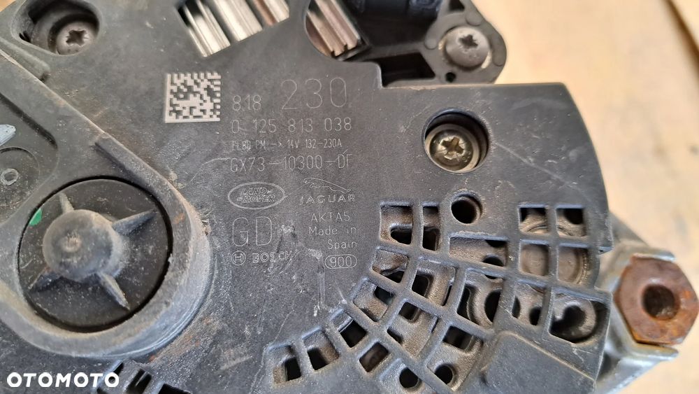 gx73-10300-df Jaguar Land Rover Range Alternator - 2
