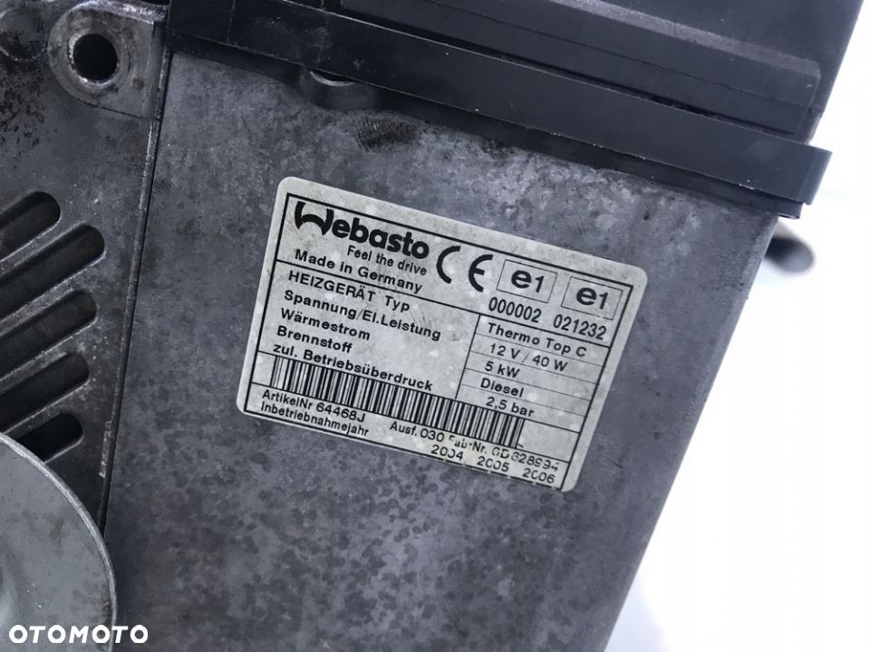 WEBASTO BMW E53 3.0d M57N TOPZ KOMPLET TŁUMIK - 3