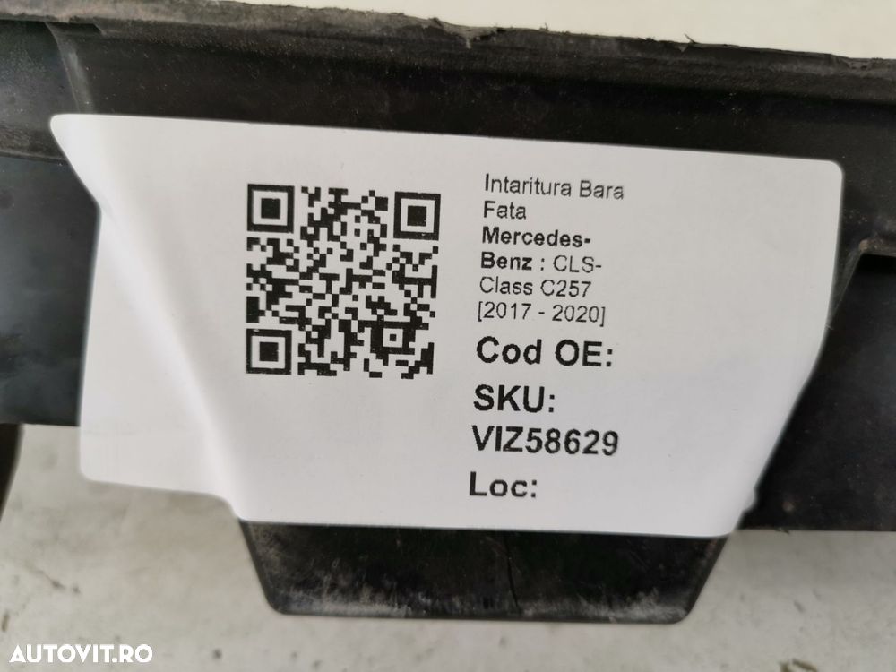 Intaritura Bara Fata Mercedes-Benz  CLS-Class C257 [2017 - 2020] Origi - 8