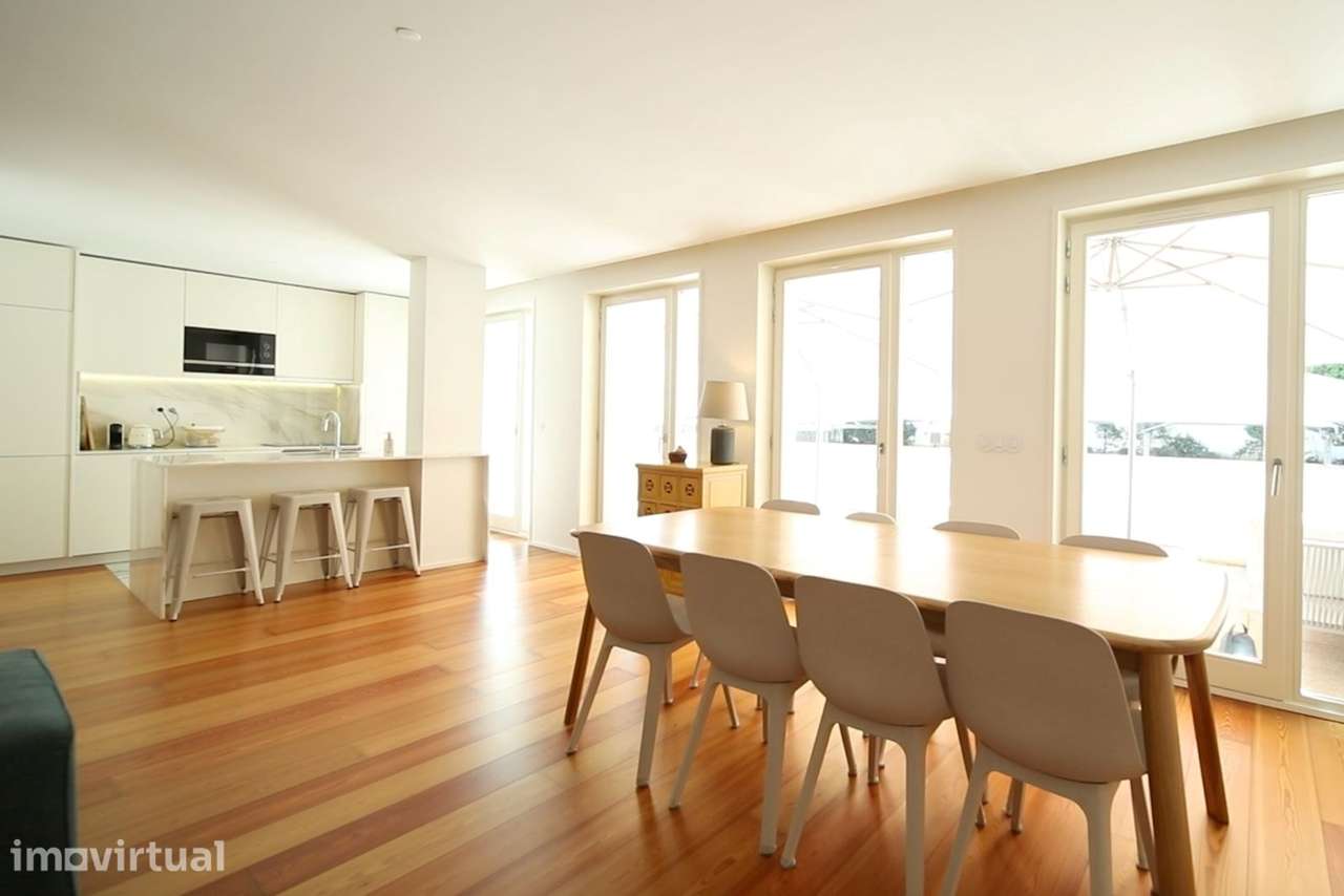 Apartamento T3 de Excelência em Matosinhos, terraço de 40 m² e 2 lugar - Grande imagem: 2/28