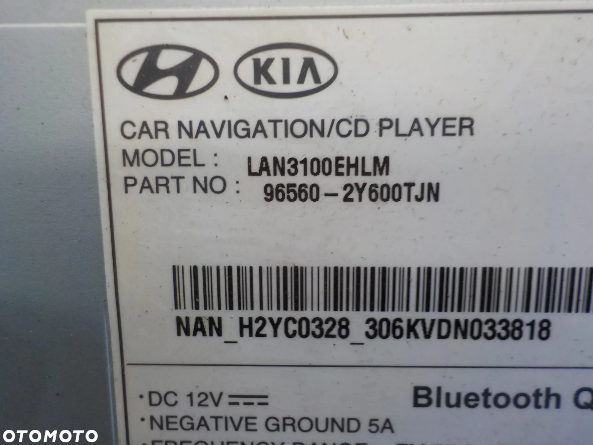 HYUNDAI IX35 RADIOODTWARZACZ 96560-2Y600TJN - 7