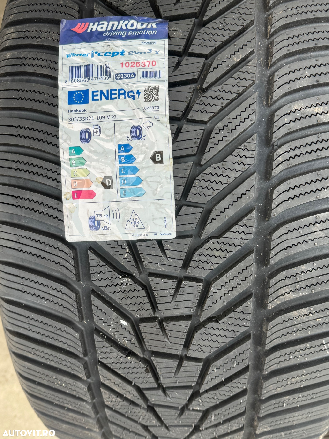 Vând set anvelope 275/40/21-305/35/21 hankook de iarnă noi - 5