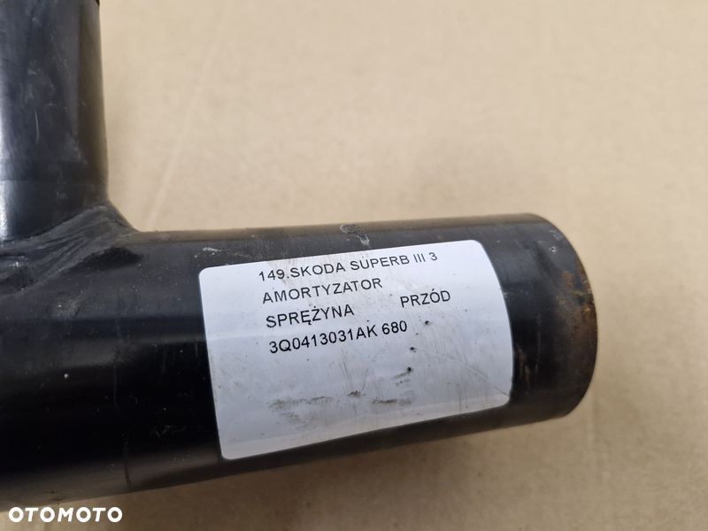 SKODA SUPERB III 3 AMORTYZATOR SPRĘŻYNA 3Q0413031AK - 5