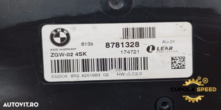 Calculator / Modul confort 8781328 BMW X3 F25 [2010 - 2015] - 3