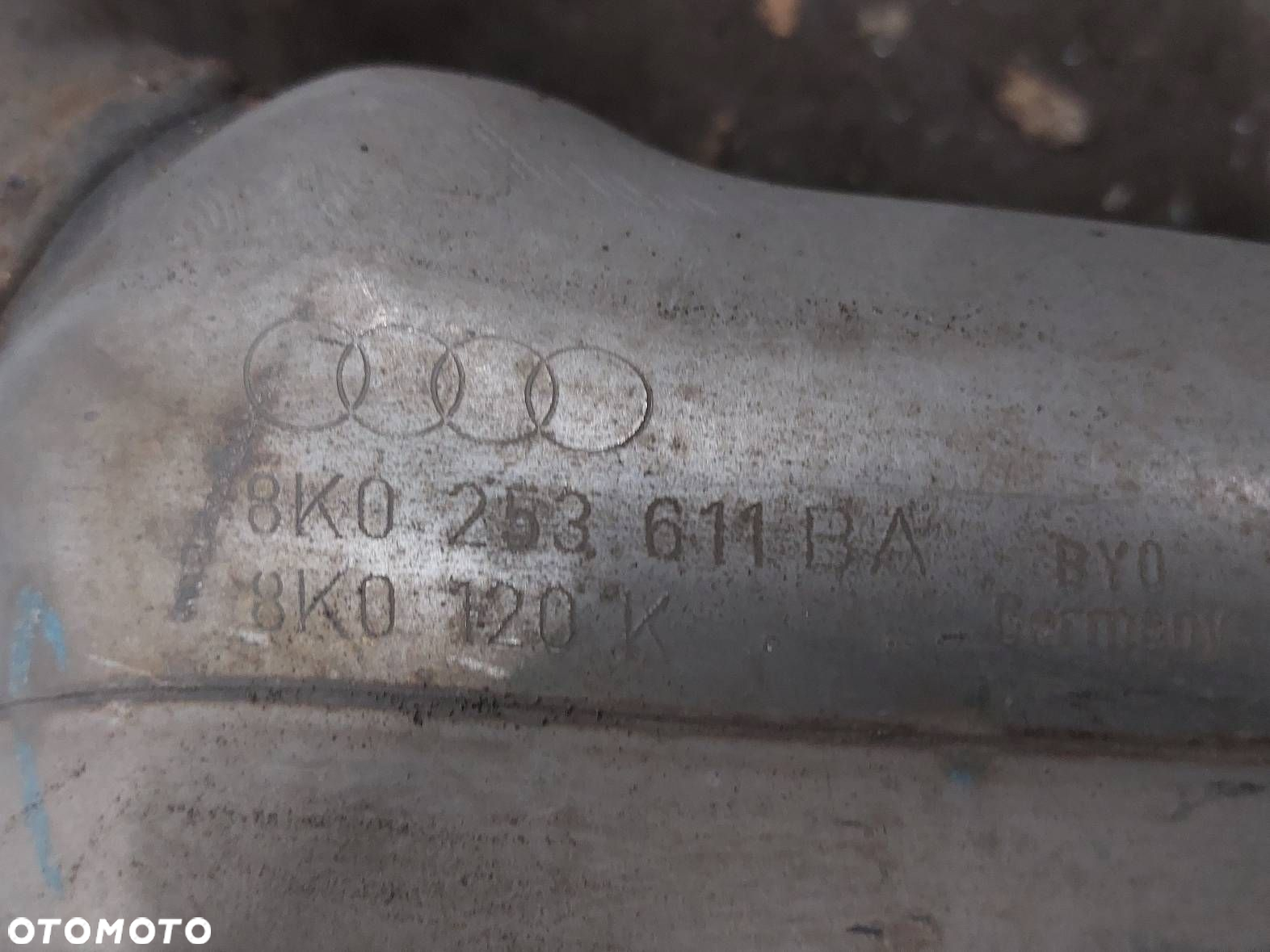 TŁUMIK WYDECH ŚRODKOWY + KOŃCOWY AUDI A5 8T 1.8 TFSI 8K0253211AC - 8