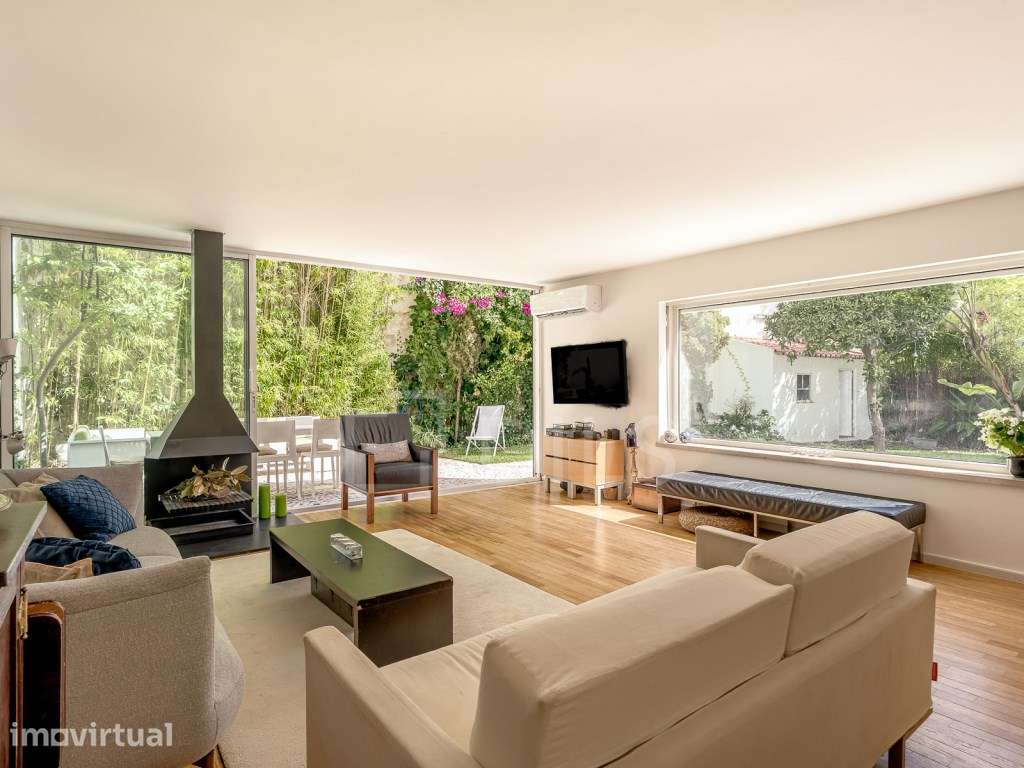 Moradia T4 Triplex com jardim e garagem, na Lapa, Lisboa, - Grande imagem: 4/32