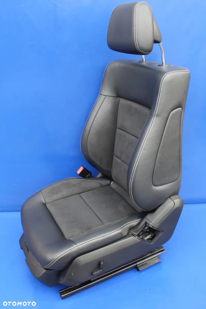 Fotel kierowcy lewy skóra + alcantara wersja sport OE Mercedes E-klasa W212 Lift 2014r - 21