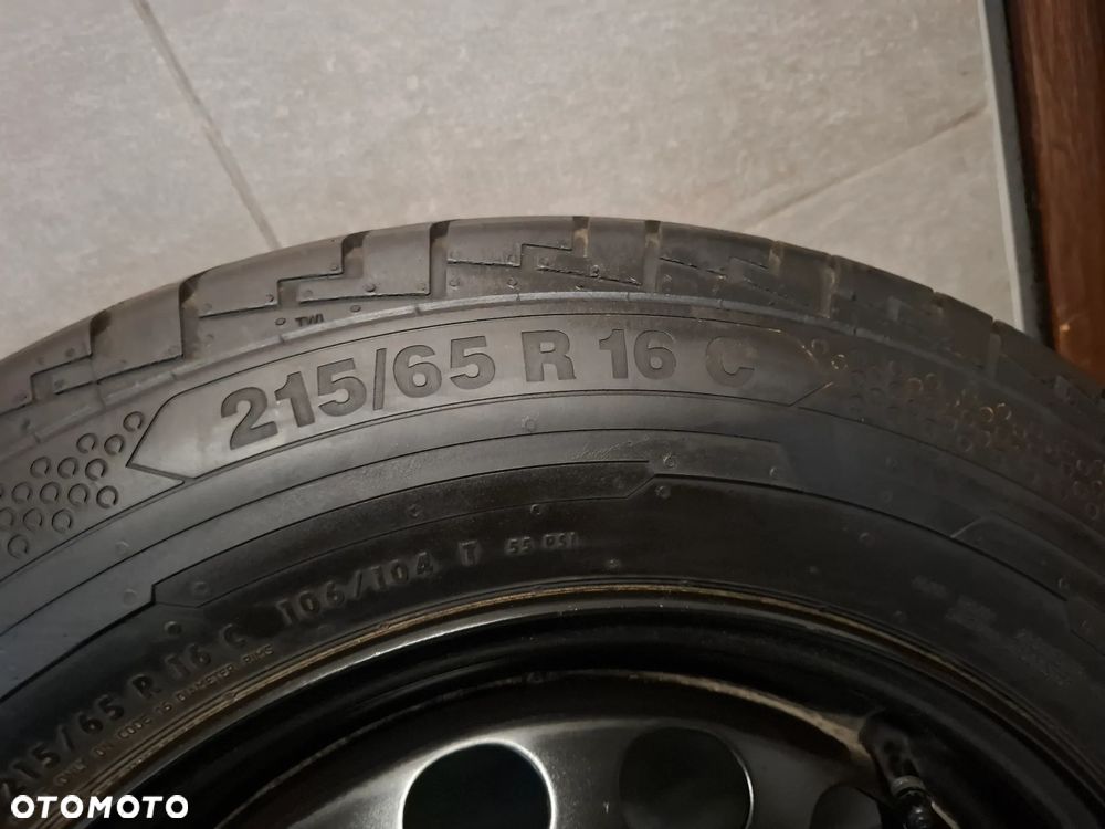 Koło zapasowe Peugeot Expert 2019 rok opona 215/65 R16C ET46 bieżnik 9mm - 2