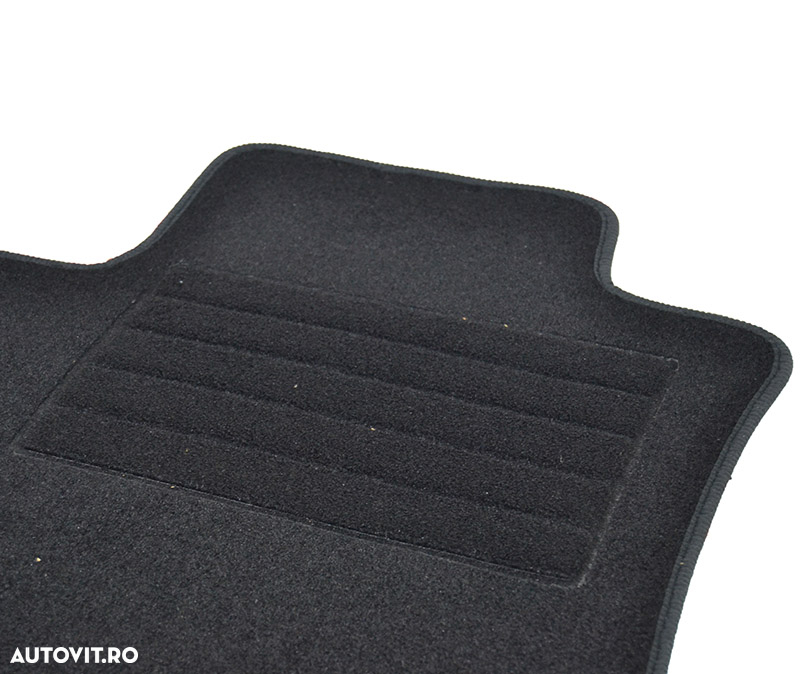 Covorase mocheta Toyota AURIS 3/5USI 1/2007-7/2012 Negru, set de 3 bucati - 2