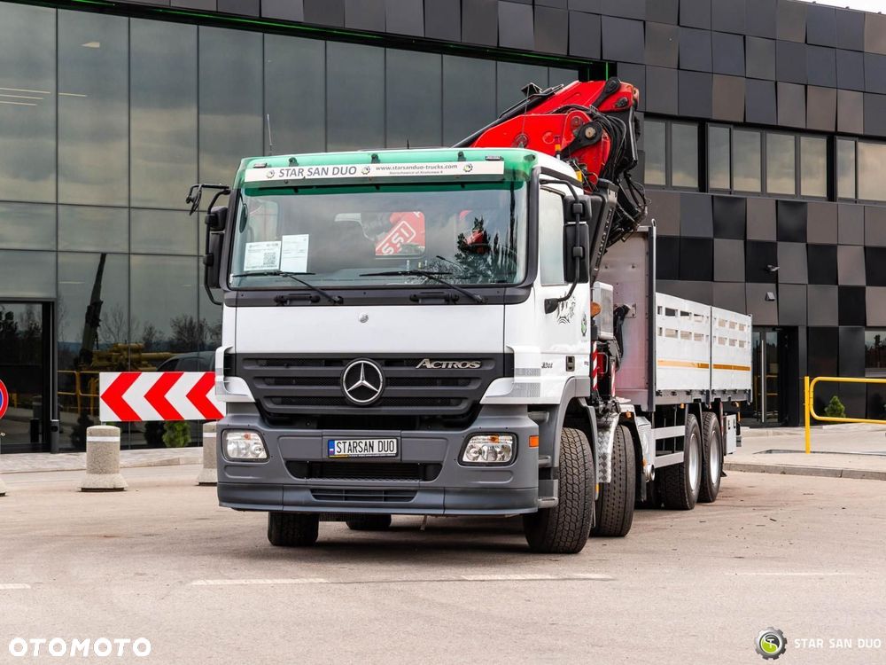 Mercedes-Benz Actros 3244 8x4 Fassi F600 HDS Żuraw Fly Jib Wciągarka - 10