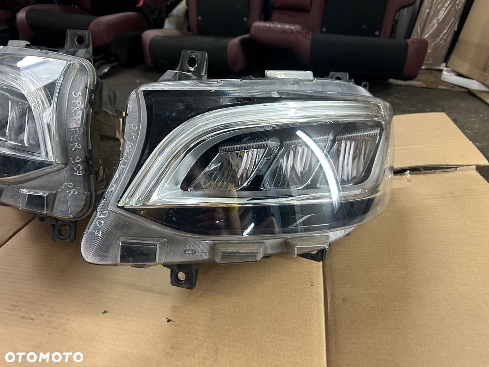 Mercedes Sprinter A910 lampa przedni Full Led przód lewa prawa A9109067100 A9109067200 - 5