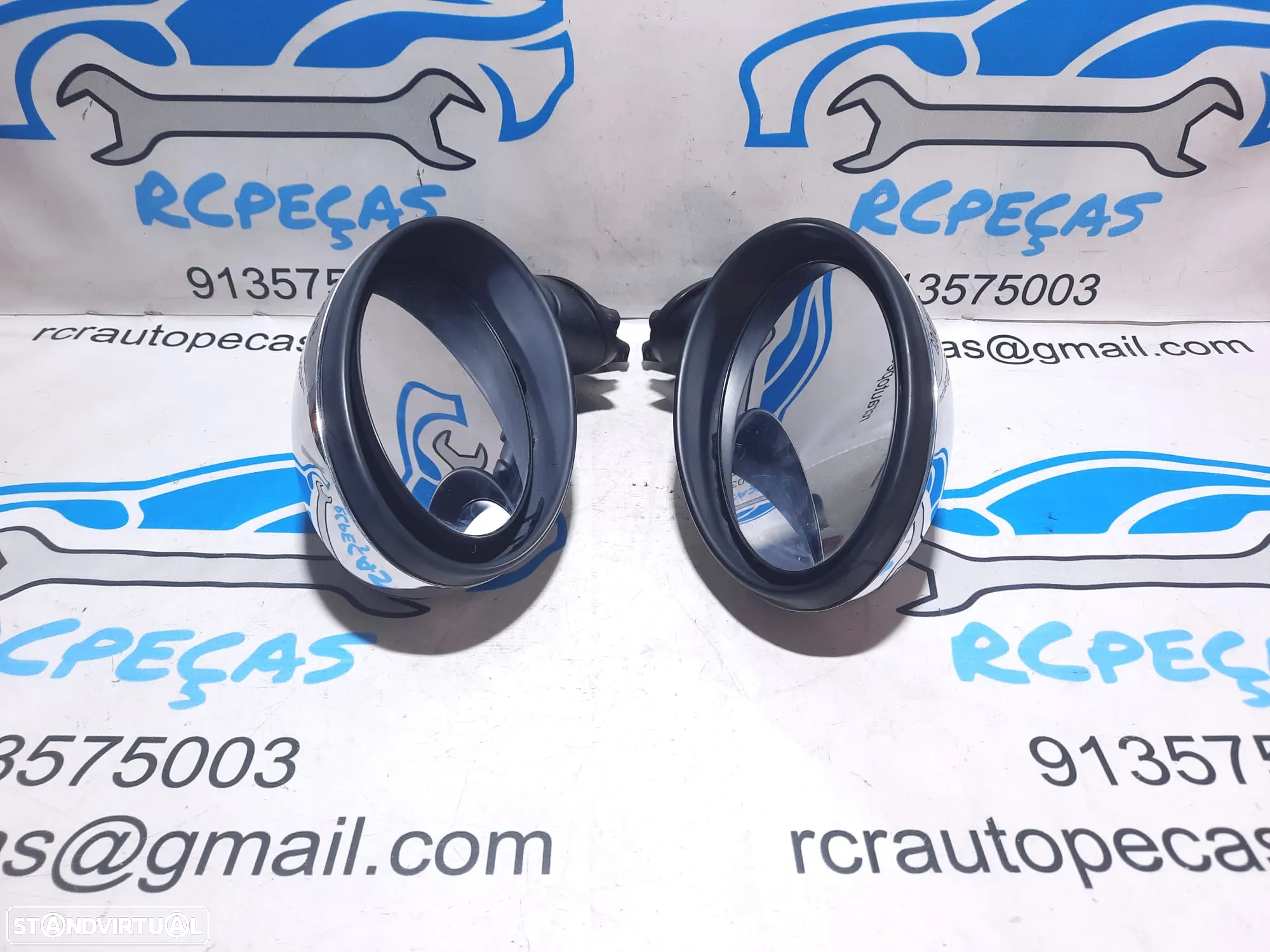 .ESPELHO RETROVISOR ESQUERDO DIREITO MINI COOPER R52 CABRIO 51167192470 7192470 51167192471 7192471 COOPER R53 R50 CROMADO ESPELHOS RETROVISORES ELETRICO AQUECIDO - 4