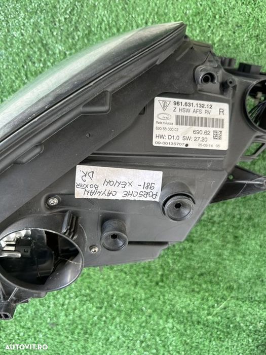 far dreapta porsche cayman boxter 981 xenon - 4