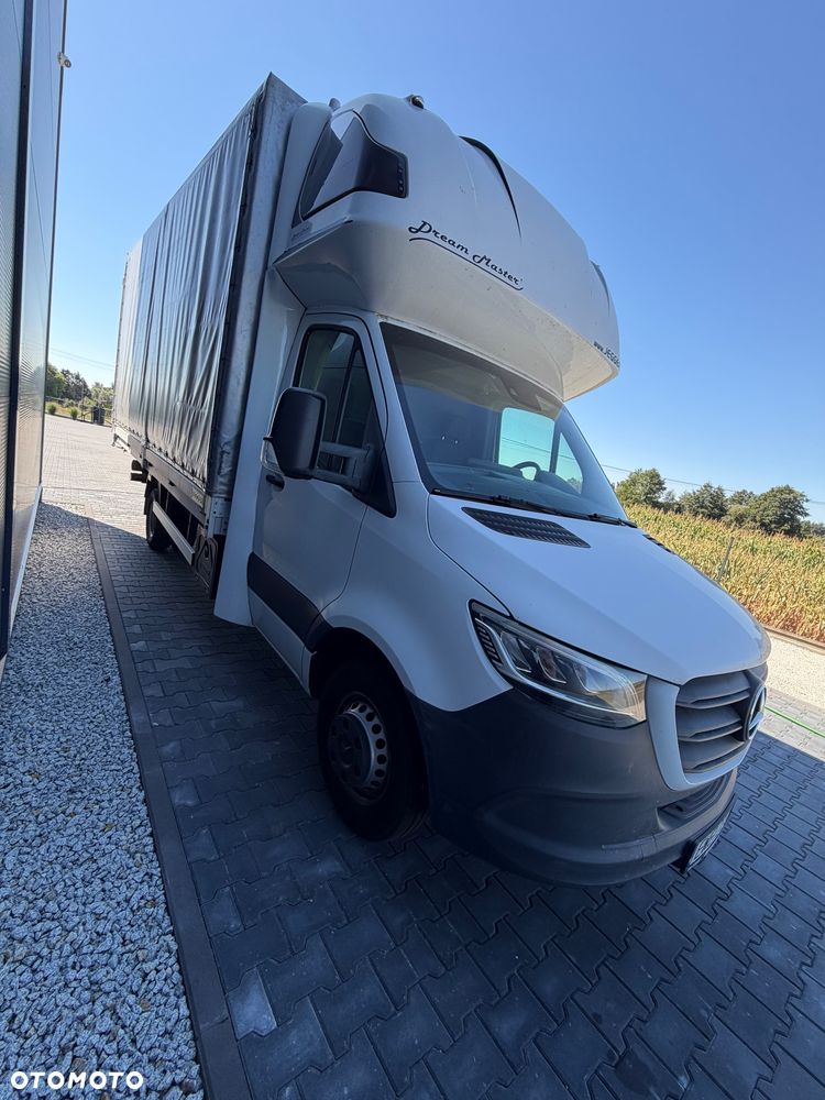 Mercedes-Benz Sprinter 319 Jegger 3.0 V6 AUTOMAT plandeka 10ep SALON Polska kurnik, webasto, bliźniak - 2