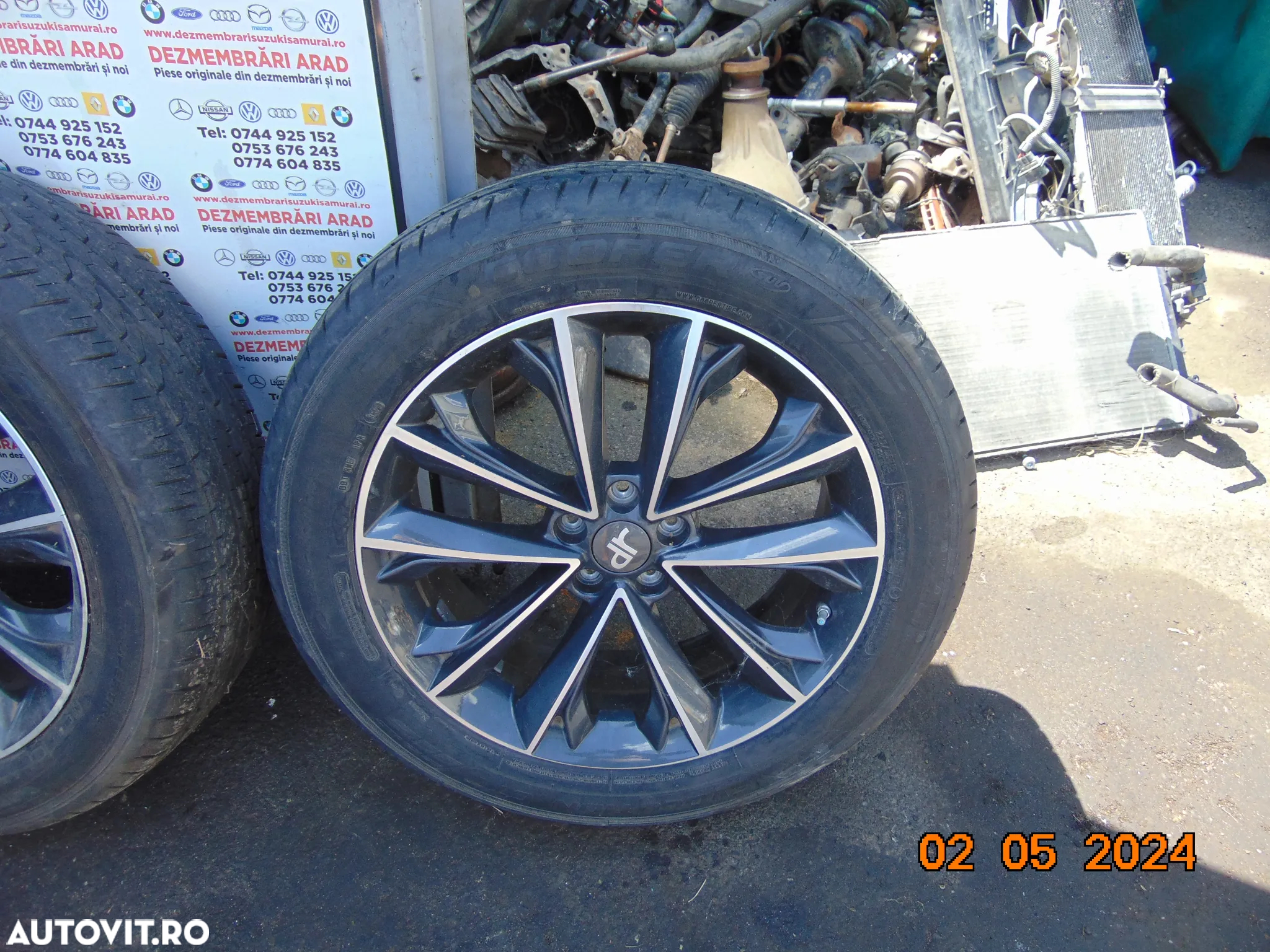 Jante aluminiu R19 mazda Suzuki Honda Nissan Mazda cx5 qashqai ssang yong Vitara 5x114,3 jante aliaj cu anvelope cauciucuri kia sorento hyundai tucson santa fe sportage r19 tivoli - 5