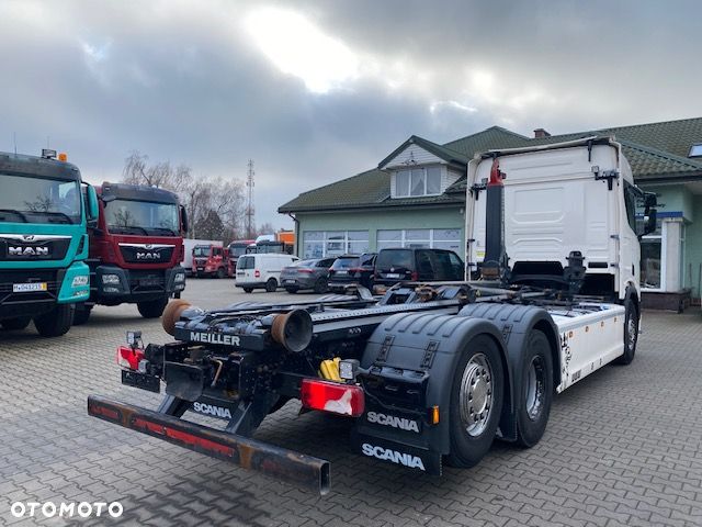 Scania R450 6x2 Hakowiec Meiller RS21, skrętna i podnoszona oś, 2018 r - 6
