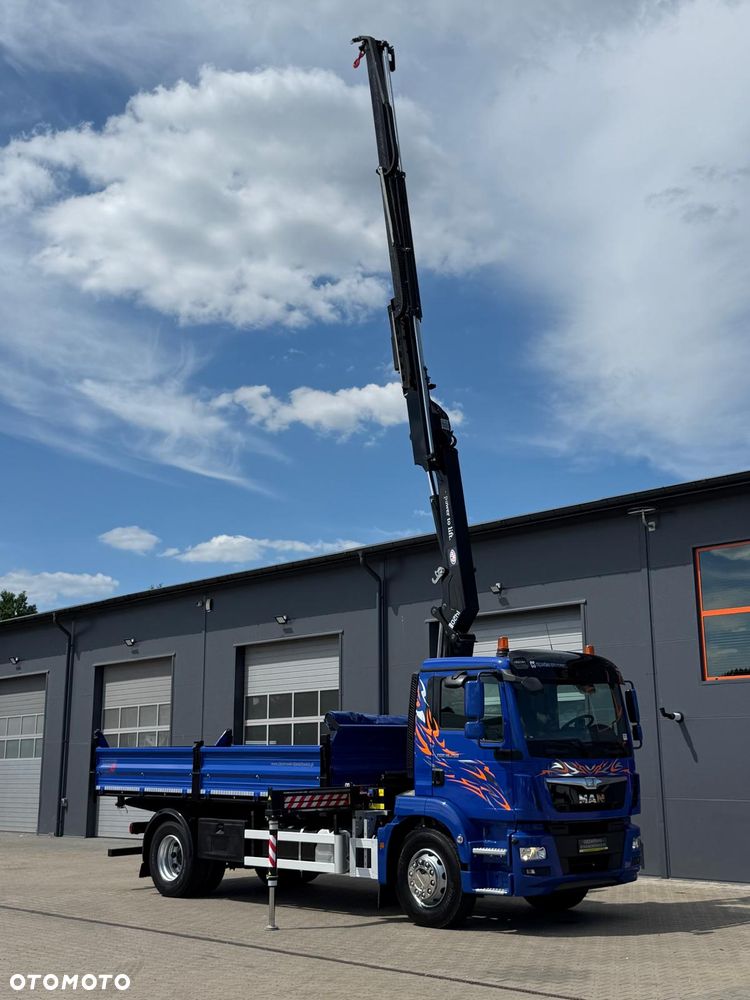 MAN TGM TGL TGS 18.250 // E6 // wywrotka + HDS HMF z pilotem // 4x2 // budowlanka // kiper wywrot żuraw dzwig kran crane - 5