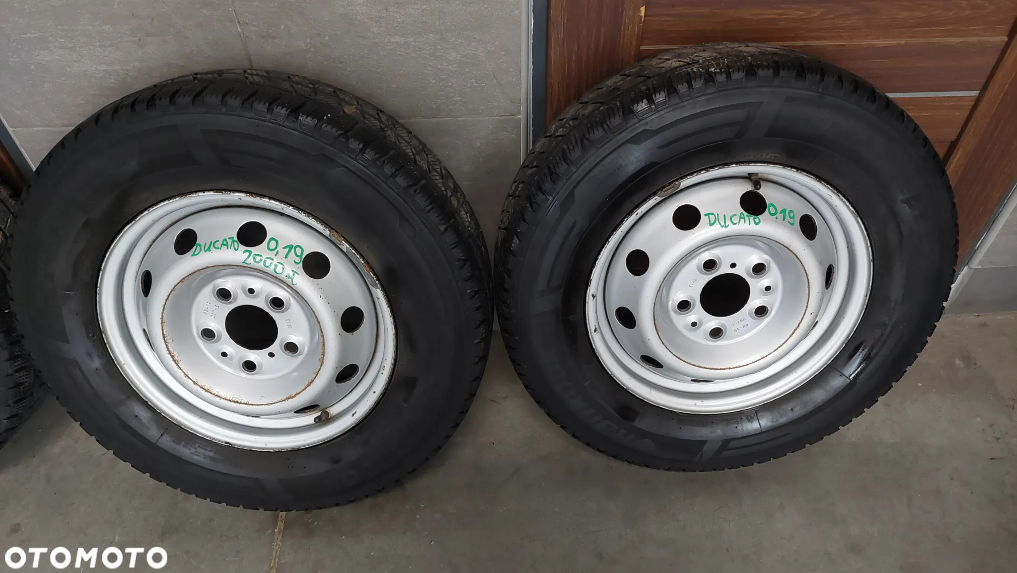 KOŁA ZIMOWE STALOWE DUCATO 16 CALI 215/75 R16C OPONY HANKOOK 2XOPONY 6MM 2XOPONY 5MM R2019 - 3