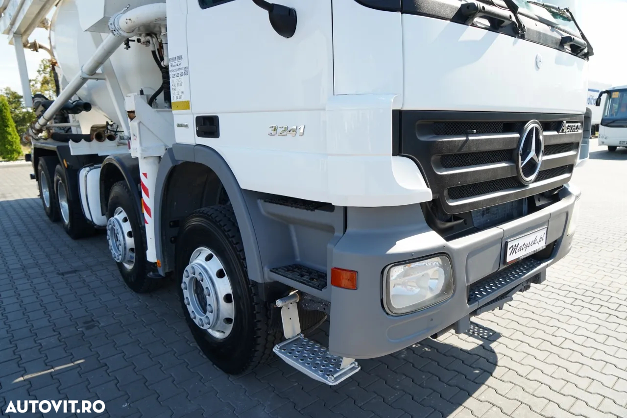 Mercedes-Benz ACTROS 3241 / BETONIER / 8X4 / BETONIERĂ + POMPĂ SERMAC 3Z24 / JANTE DIN ALIAJ - 9