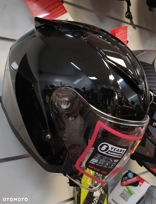 Kask otwarty z szybą, kask na skuter z blendą ECE 22.06 - 8