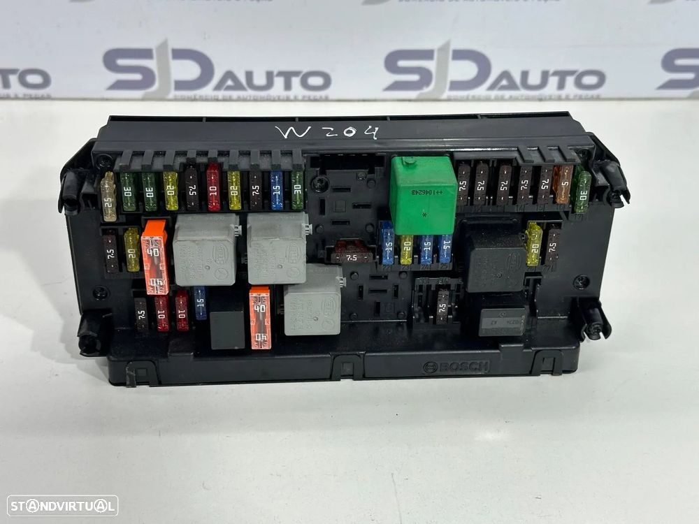 Caixa Fusíveis - Mercedes C (W204) - 4