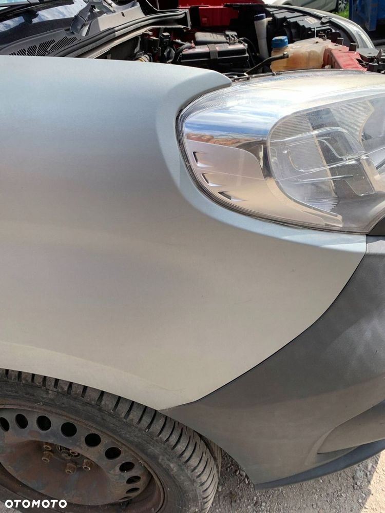 Błotnik przód przedni prawy Fiat Doblo II lift 168 czerwony WWA - 2