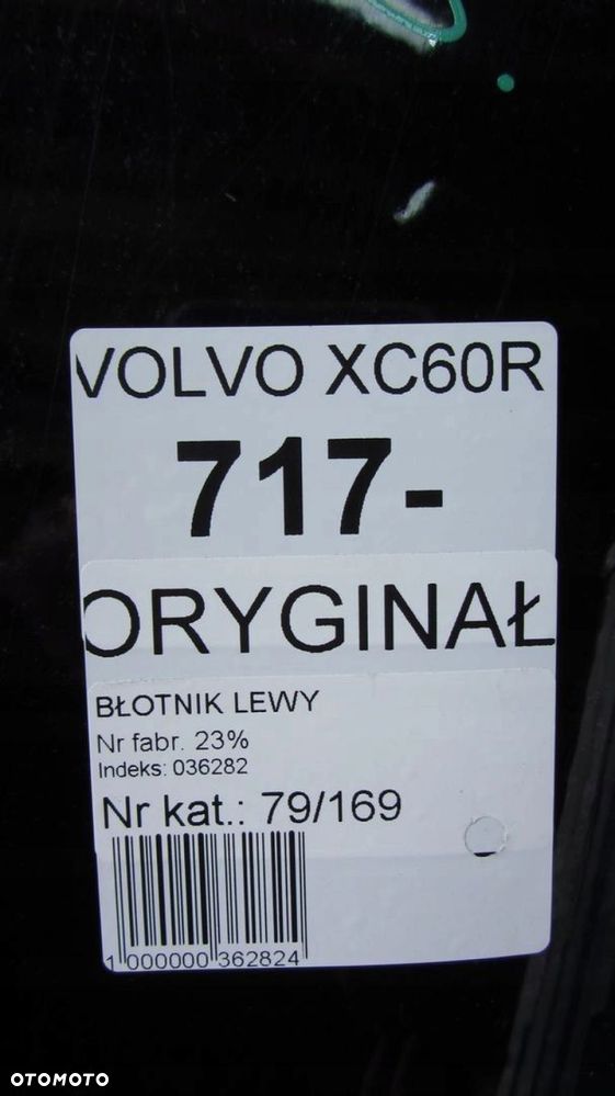 VOLVO XC60 BŁOTNIK LEWY PRZÓD 717- 08-13 - 7