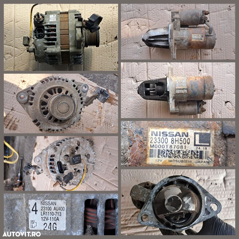 Anexe motor Nissan X-Trail 2.0i motor QR20DE 2000-2007 planetara stg dr cutie transfer compresor clima alternator electromotor pompa servo galerie admisie clapeta acceleratie injectoare kit ambreiaj grup diferential cutie viteze manuala - 4