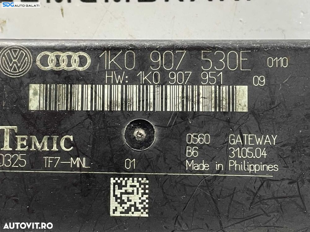 Calculator Modul control central CAN Gateway Volkswagen Touran 1T1 2003 - 2007 Cod 1K0907530E [L4519] - 4