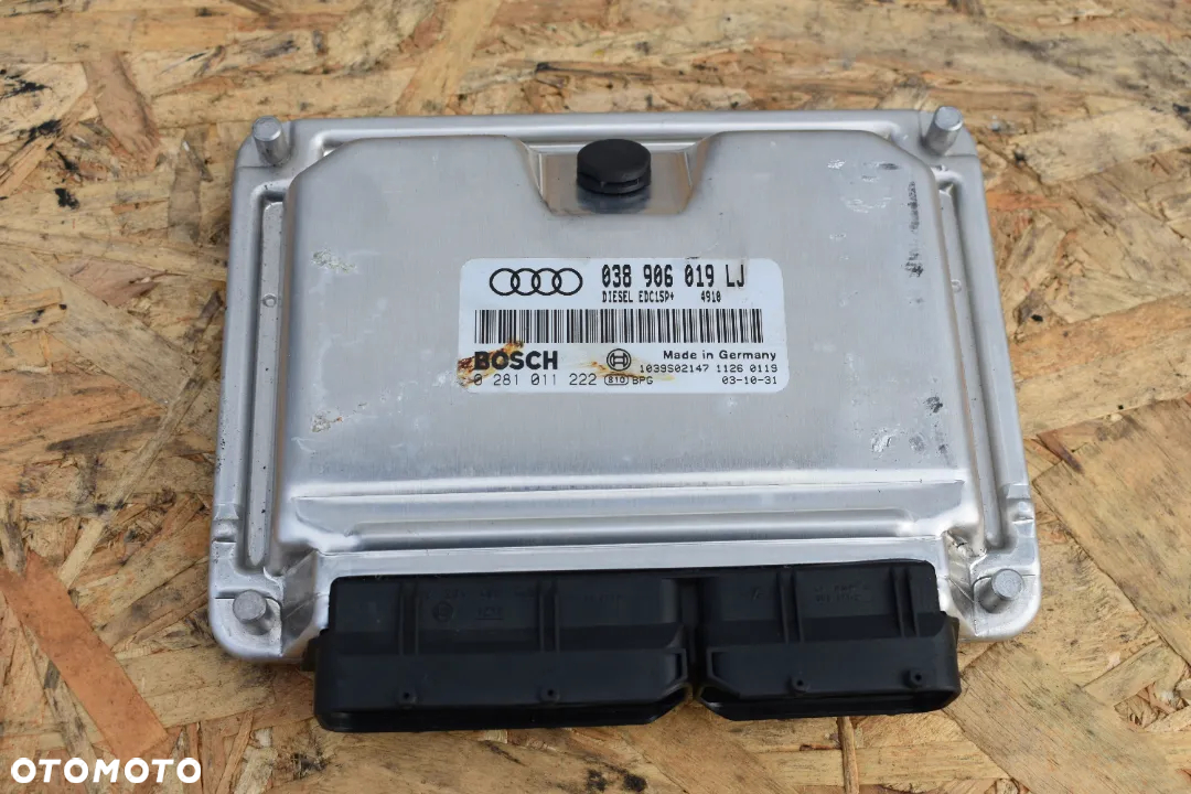 STEROWNIK KOMPUTER AUDI A4 B6 1.9TDI AVF 038906019LJ - 3