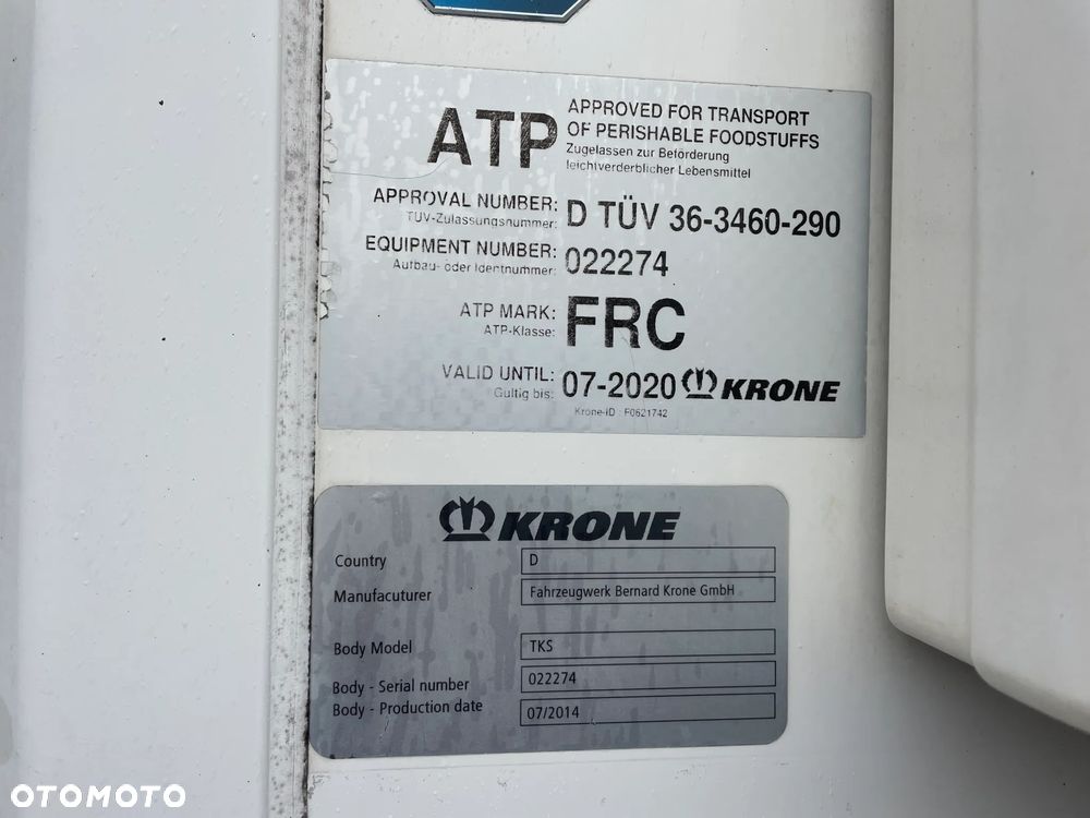 Krone Chłodnia, Carrier Vector 1550, - 36