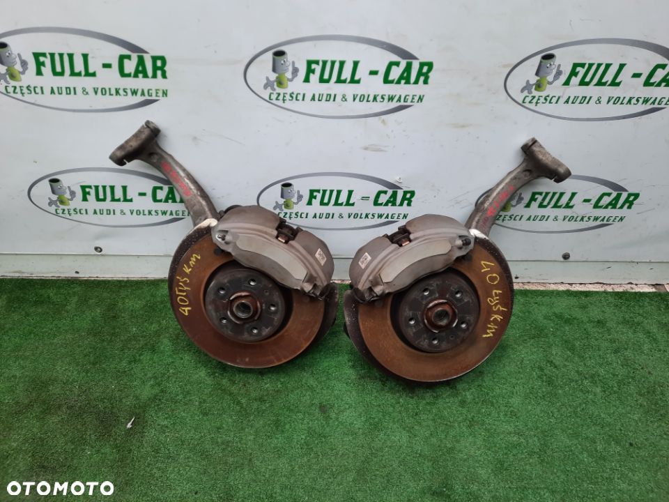 AUDI A6 C8 ZWROTNICA TARCZA ZACISK HAMULCOWY 4K0407559D 4K0407560D - 1