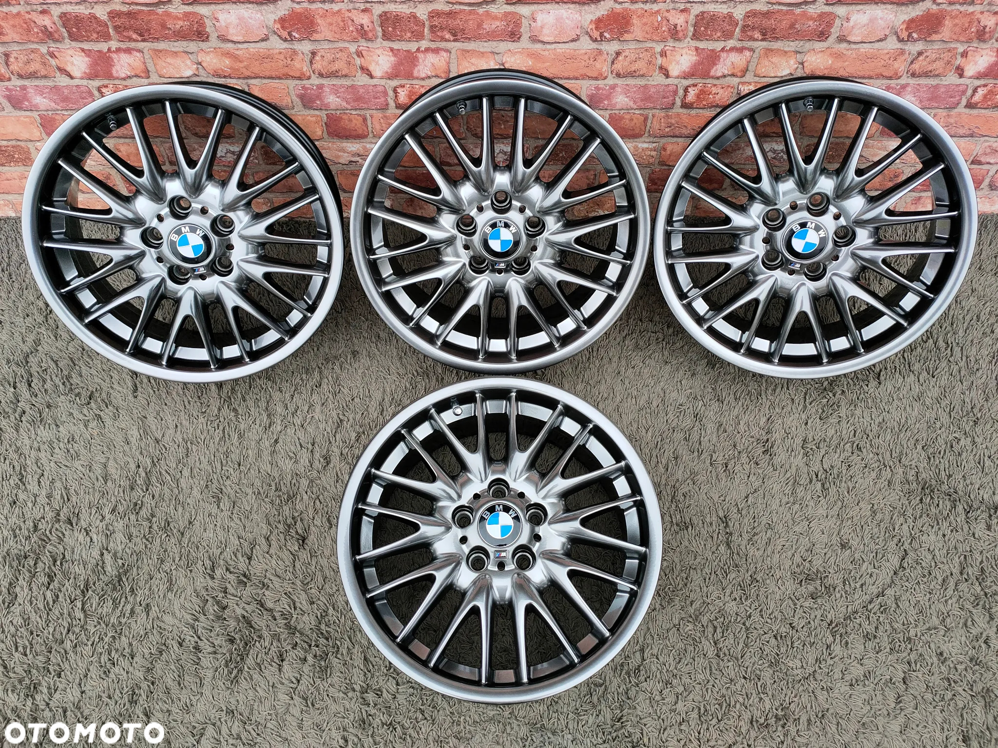 8j 8.5j oryginalne felgi 18 BMW 5x120 M pakiet Styling 72 seria 1 3 E36 E46 E90 Z3 Z4 E81 E87 F20 F30 F32 ET47 ET50 grafit Shadow Chrome - 14
