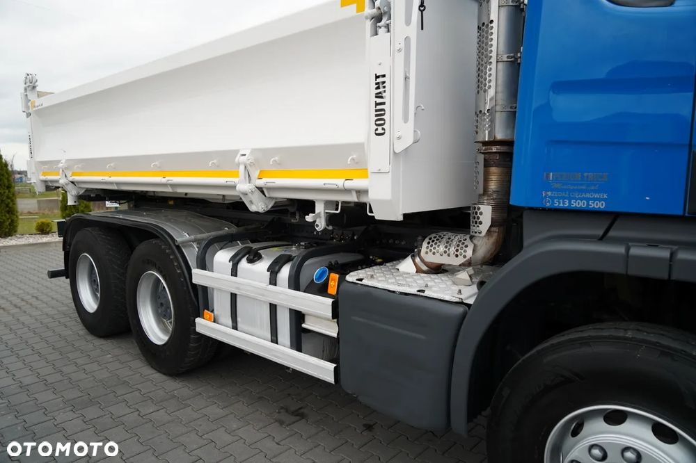 Scania P 410 / 6x4 / WYWROTKA 3-STRONNA / 2x HYDROBURTA / BOARDMATIC / AUTOMAT / EURO 6 - 22