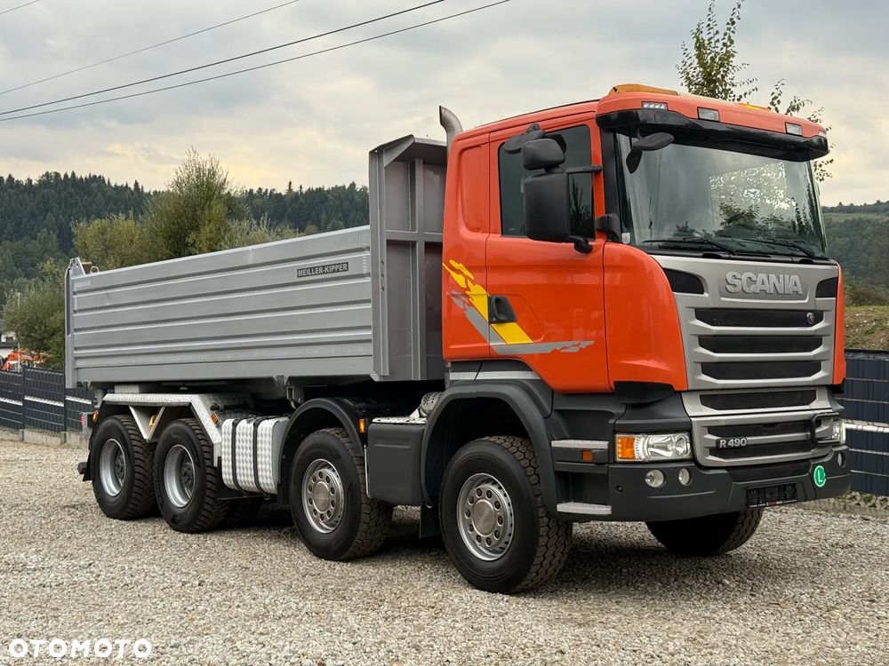 Scania * Kiper * Wywrotka *  Scania R490 * 8X4 * Bordmatic * Jak Nowy * Stan Perfekcyjny * Sprowadzony - 28