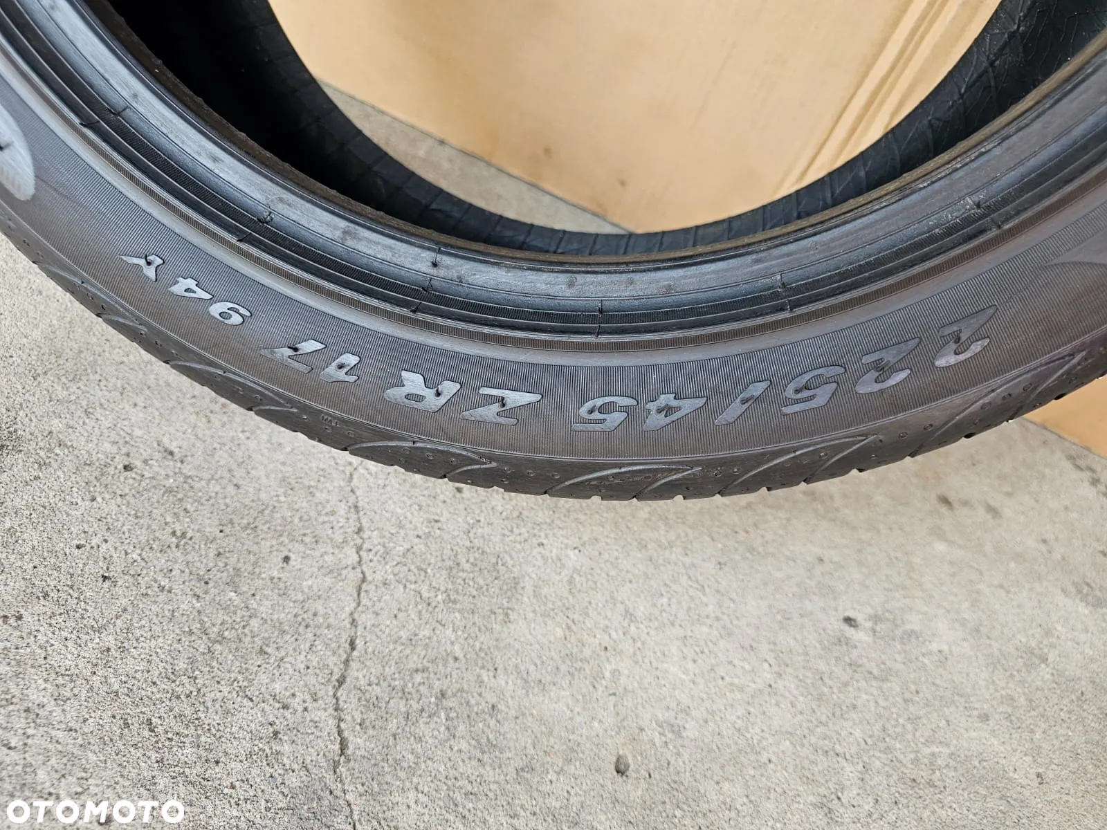 (O117) 225/45ZR17 94Y 6,5mm 15r / Pirelli P ZeroNero GT - 7