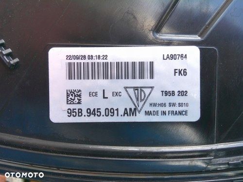 PORSCHE MACAN GTS 95B LIFT LAMPA LEWA TYLNA ORYGINAŁ 95B945091AM - 9