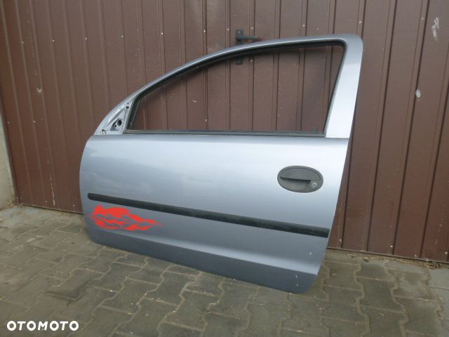 DRZWI LEWY PRZÓD LEWE PRZEDNIE KOMPLETNE OPEL CORSA C 3D Z163 - 5