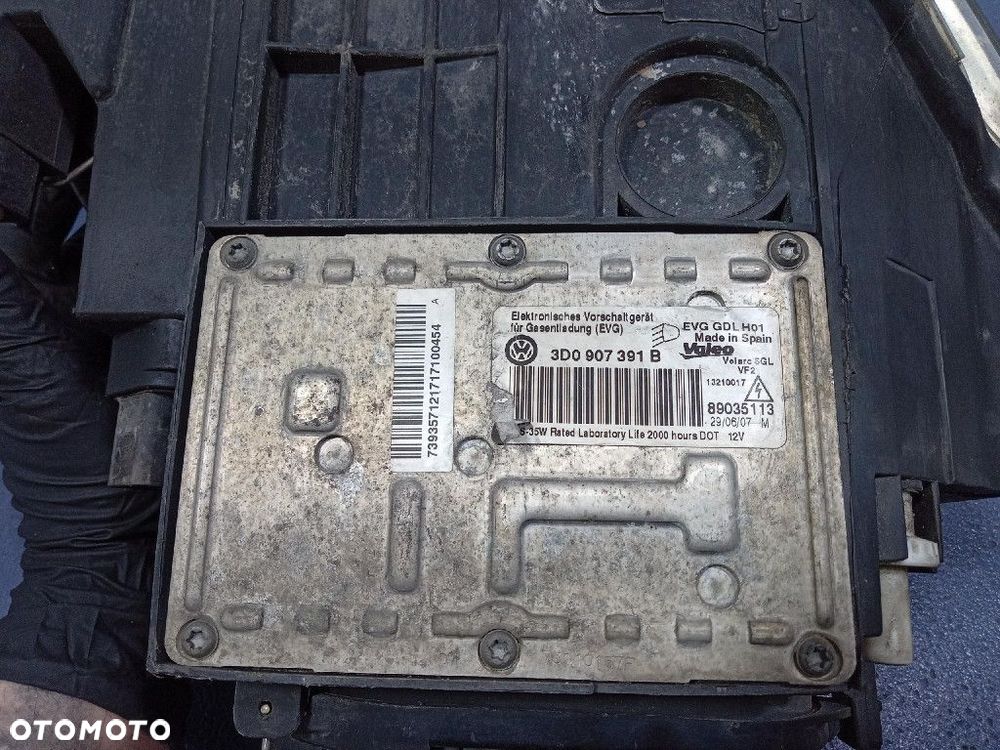 VW PASSAT B6 05- REFLEKTOR LEWY BIXENON SKRĘTNY EU 3C0941751G - 7