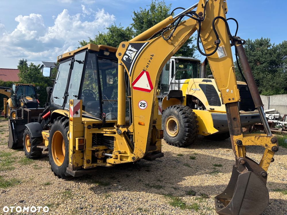 Caterpillar CAT 428C 2001r 4x4 perełka koparko ładowarka teleskop widły rekin - 5