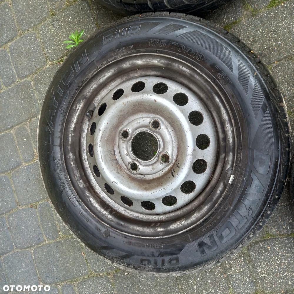opona opony 13/70/155 dayton d110  felga koło nissan micra k11 k12 4x10 et 45  13x5jchx45 40-300 -4f-400 - 17