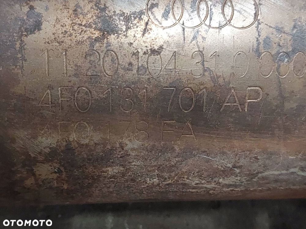 KATALIZATOR PUSTY ATRAPY KPL AUDI A6 C6 3.2 4F0131701AP 4F0131701AN - 6