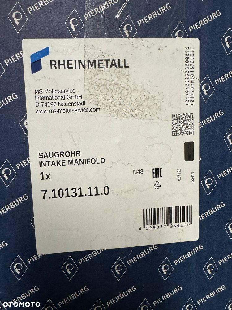 Kolektor ssący - rura dolotowa 7.10131.11.0 firmy PIERBURG - 5