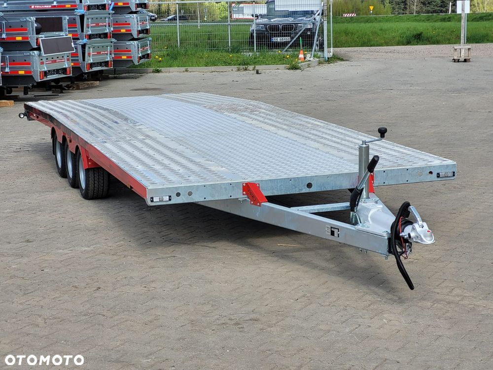 TA-NO DOSTAWA! Laweta Scorpio 600x210cm Przyczepa trzyosiowa z podłogą aluminiową! Koła 10” Kąt najazdu 12° Idealna do przewozu busa, samochodu! DMC 3500kg - 24